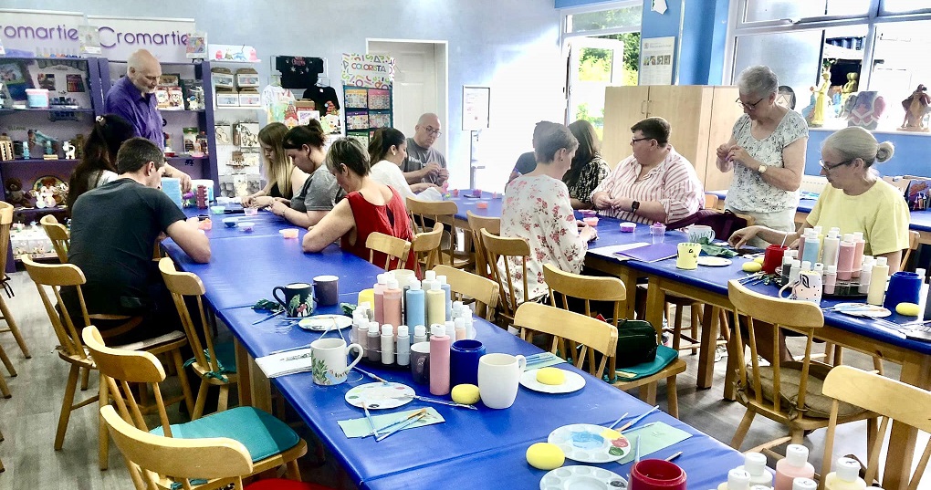 Paint Your Own Pottery Training at Cromartie